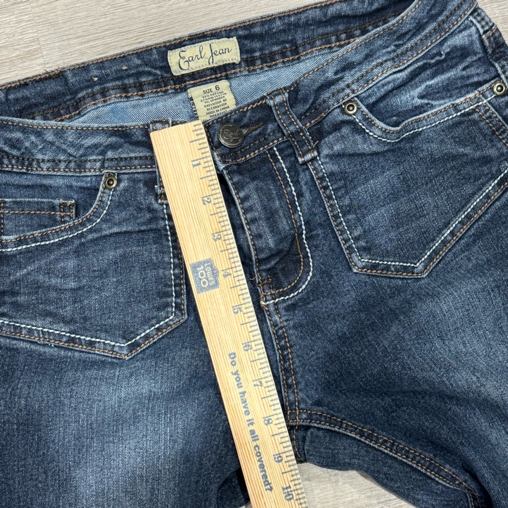 Earl Jeans size 6 low rise bootcut - Picture 7 of 13
